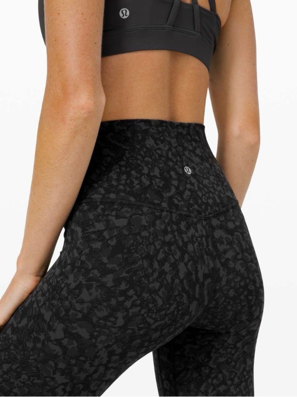 Lululemon Align Legging Size 6 Yoga Lightweight Stretch 28” Activewear Gym Camo